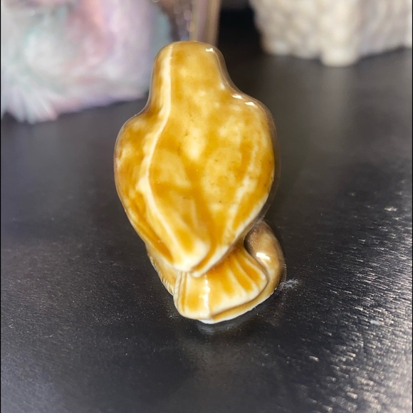 Wade Whimsies Brown Bald Eagle Red Rose Tea - Picture 5 of 6